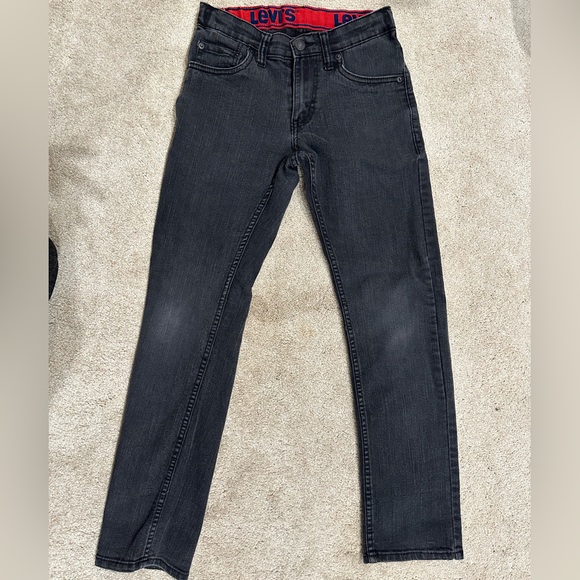 Boys Levi’s 511 black jeans size 12 - Picture 1 of 6